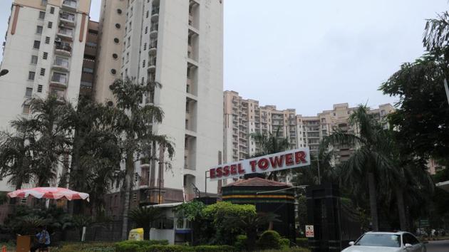 Essel Towers had recently come up with new rules that prevented guests of the tenants to enter the building after 10 pm to 8 am. Essel Towers had recently come up with new rules that prevented guests of the tenants to enter the building after 10 pm to 8 am.