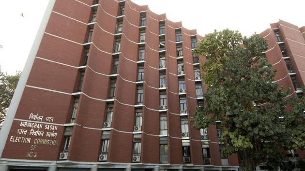 The Election Commission of India building in New Delhi. (HT File Photo) The Election Commission of India building in New Delhi. (HT File Photo)