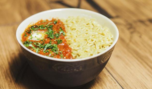 You can fuse Maggi noodles with pav bhaji for an unconventional dish. You can fuse Maggi noodles with pav bhaji for an unconventional dish.