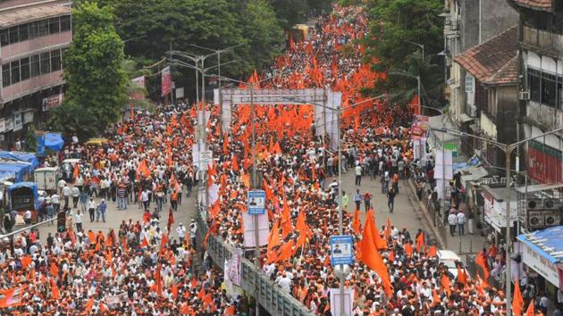 The silent protest march will begin at 11am from Byculla and end around 5pm at Azad Maidan. (Pratik Chorge/HT Photo) The silent protest march will begin at 11am from Byculla and end around 5pm at Azad Maidan. (Pratik Chorge/HT Photo)