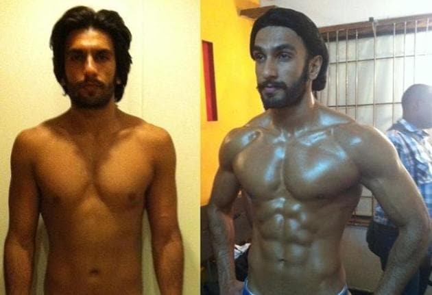 Ranveer Singh got jacked as hell in just 6 weeks. Here's a before-after  picture for proof | Bollywood - Hindustan Times