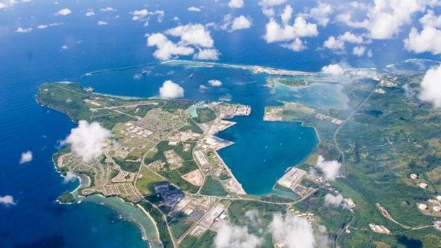 An aerial view of U.S. Naval Base Guam September 20, 2006. (Reuters File Photo) An aerial view of U.S. Naval Base Guam September 20, 2006. (Reuters File Photo)