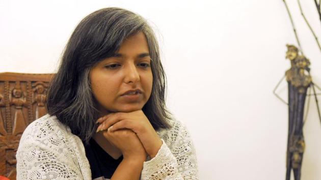 Chandigarh stalking victim Varnika Kundu at her residence in Panchkula. (Anil Dayal/HT) Chandigarh stalking victim Varnika Kundu at her residence in Panchkula. (Anil Dayal/HT)