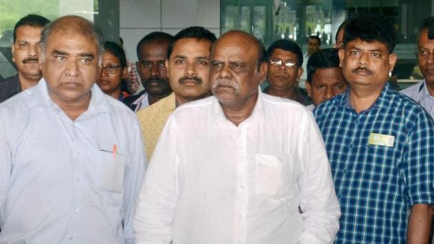 Former Calcutta High Court judge CS Karnan (PTI) Former Calcutta High Court judge CS Karnan (PTI)