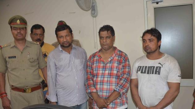 The police identified the accused as Rashid, 33, Sameer, 33 and Mustafa, 32, of Chuchola in Amroha district. The police identified the accused as Rashid, 33, Sameer, 33 and Mustafa, 32, of Chuchola in Amroha district.