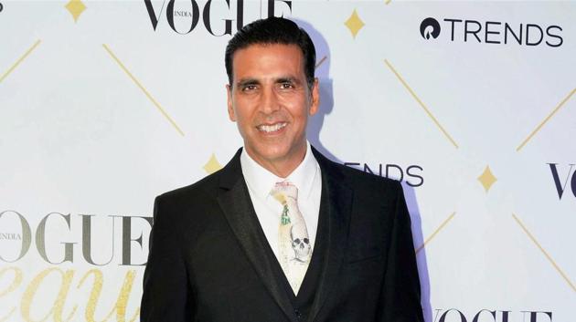 Bollywood actor Akshay Kumar at the Vogue Beauty Awards 2017 event in Mumbai. (PTI) Bollywood actor Akshay Kumar at the Vogue Beauty Awards 2017 event in Mumbai. (PTI)
