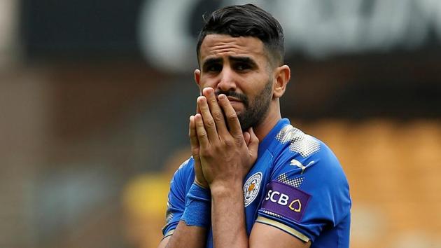 Leicester City's Riyad Mahrez reacts during their pre-season match against Borussia Monchengladbach. (Action Images via Reuters) Leicester City's Riyad Mahrez reacts during their pre-season match against Borussia Monchengladbach. (Action Images via Reuters)