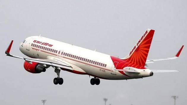 An Air India aircraft takes off from the Sardar Vallabhbhai Patel International Airport in Ahmedabad(Reuters)