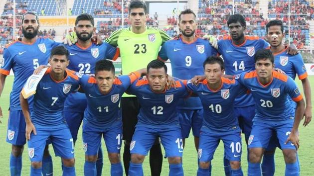 The Indian football team is set to face lower-ranked opponents Mauritius and St. Kitts and Nevis at the tri-nation tournament. (AIFF file photo) The Indian football team is set to face lower-ranked opponents Mauritius and St. Kitts and Nevis at the tri-nation tournament. (AIFF file photo)
