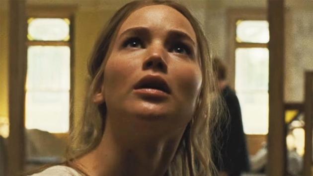 Jennifer Lawrence in a still from Darren Aronofsky’s mother!. Jennifer Lawrence in a still from Darren Aronofsky’s mother!.