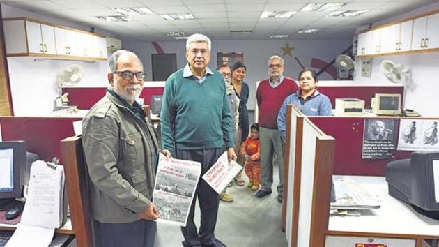 CPI(M) leader Prakash Karat at the office of party’s mouthpiece People’s Democracy. (HT File Photo) CPI(M) leader Prakash Karat at the office of party’s mouthpiece People’s Democracy. (HT File Photo)