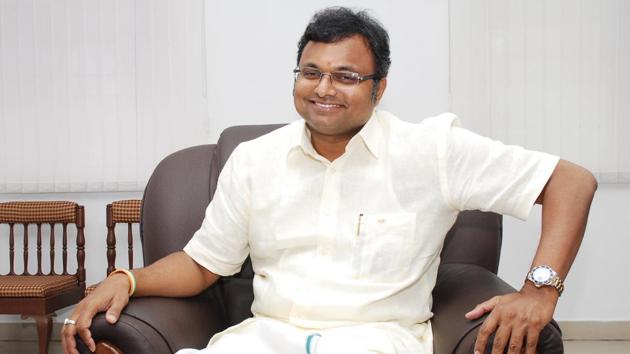 Karti Chidambaram(HT File Photo) Karti Chidambaram(HT File Photo)