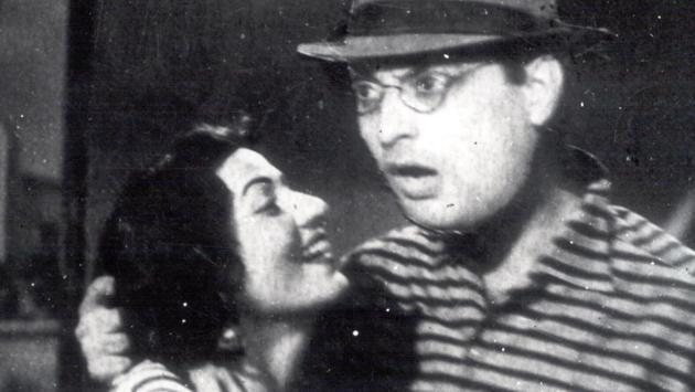 Madhubala and Jankidas Mehra in the film Daulat from 1949 . Madhubala will be the first wax figure from the classical world of Indian cinema that will be displayed in the museum that will be opened later this year.