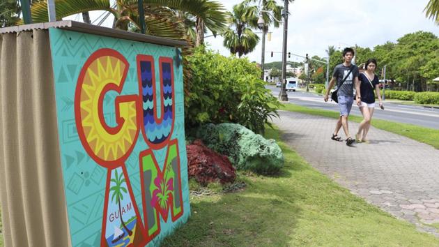 While most of the US is still out of reach North Korea’s arsenal, Guam, a 543 sq km sovereign post in the western Pacific Ocean, is a strategic US military base hosting around 6,000 American troops. The island’s location, within North Korean range and significance to the US make it a logical target. Some on the island see war knocking; others are more concerned about the potential loss of tourism revenue rather than a nuclear strike. (Haven Daley / AP File)