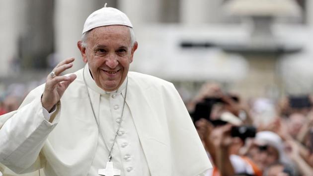 Pope Francis arrives for his weekly general audience, in St.Peter's Square, at the Vatican on June 28, 2017. (AP Photo) Pope Francis arrives for his weekly general audience, in St.Peter's Square, at the Vatican on June 28, 2017. (AP Photo)