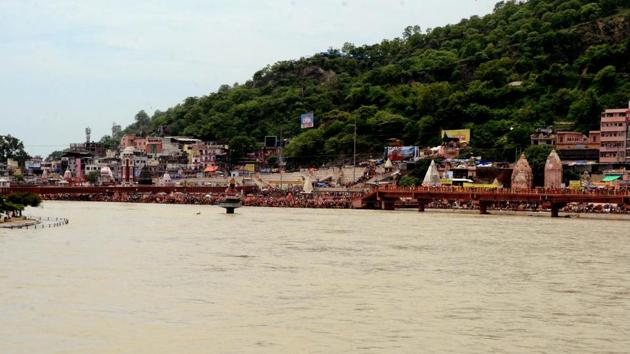 The Ganga river in Haridwar. (Rameshwar Gaur/HT File Photo) The Ganga river in Haridwar. (Rameshwar Gaur/HT File Photo)