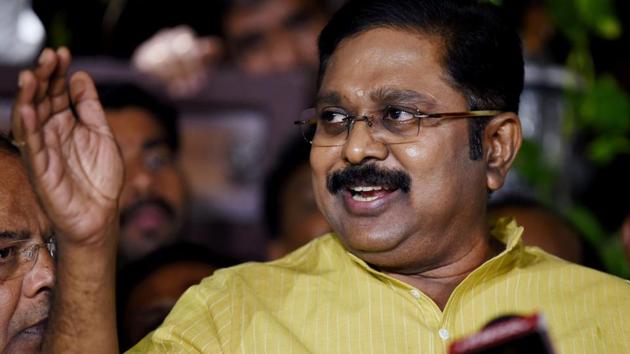 TTV Dinakaran addresses media at his residence in Chennai. (PTI File Photo) TTV Dinakaran addresses media at his residence in Chennai. (PTI File Photo)