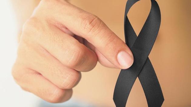A black ribbon is used to spread awareness about skin cancer. (shutterstock) A black ribbon is used to spread awareness about skin cancer. (shutterstock)
