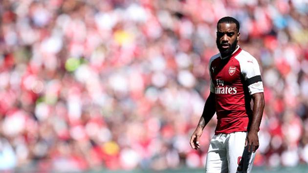 Alexandre Lacazette arrived at Arsenal from Lyon this summer, and will hope to propel the club back to the Champions League next season. (Getty Images)