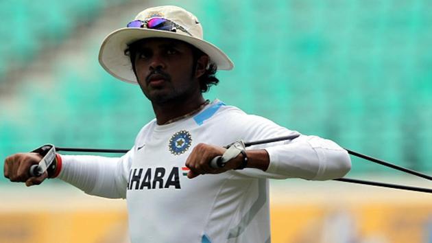 Former India bowler S. Sreesanth will probably have to wait a little longer to resume his cricketing career.(Hindustan Times via Getty Images)