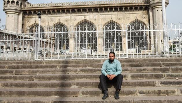 Ibrahim Ali Junaid spent two harrowing years in prison charged with carrying out bomb blasts. When he was acquitted, more horror was to follow.(HT Photo) Ibrahim Ali Junaid spent two harrowing years in prison charged with carrying out bomb blasts. When he was acquitted, more horror was to follow.(HT Photo)