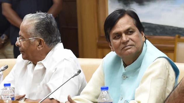 JD(U ) Rajya Sabha member Ali Anwar (right) attends the Opposition meeting in New Delhi. (Arvind Yadav/HT PHOTO) JD(U ) Rajya Sabha member Ali Anwar (right) attends the Opposition meeting in New Delhi. (Arvind Yadav/HT PHOTO)
