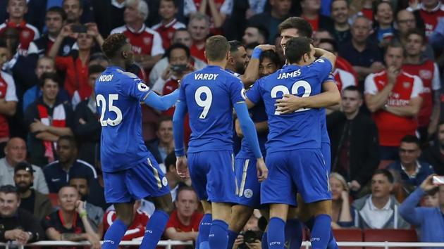 Arsenal Edge Out Leicester City 4 3 In Thrilling Premier League Opener Hindustan Times
