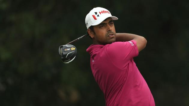 Anirban Lahiri recovered on the back nine after a disappointing performance on the front nine on Day 2 of the PGA Championships.(AFP)