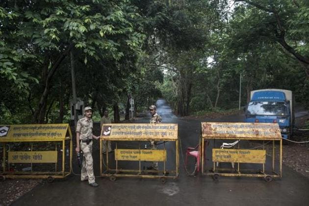 Two teams, consisting of a dozen guards, are now on patrol at Aarey Milk Colony, outside SGNP, trying to trap a leopard suspected to have attacked four people and killed one since March.(HT) Two teams, consisting of a dozen guards, are now on patrol at Aarey Milk Colony, outside SGNP, trying to trap a leopard suspected to have attacked four people and killed one since March.(HT)