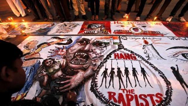 A 20-year-old hotel employee was raped and then thrown off the fourth floor of a building in Begumpur. The accused has been arrested and sent to judicial custody. (HT File Photo) A 20-year-old hotel employee was raped and then thrown off the fourth floor of a building in Begumpur. The accused has been arrested and sent to judicial custody. (HT File Photo)