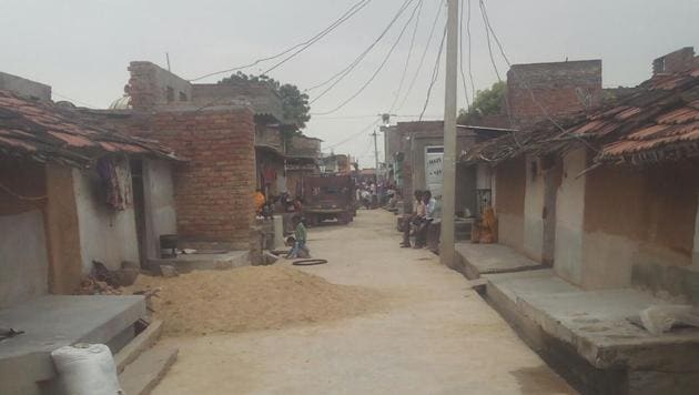 A view of Kekri village in Ajmer where the incident took place.(HT PHOTO)
