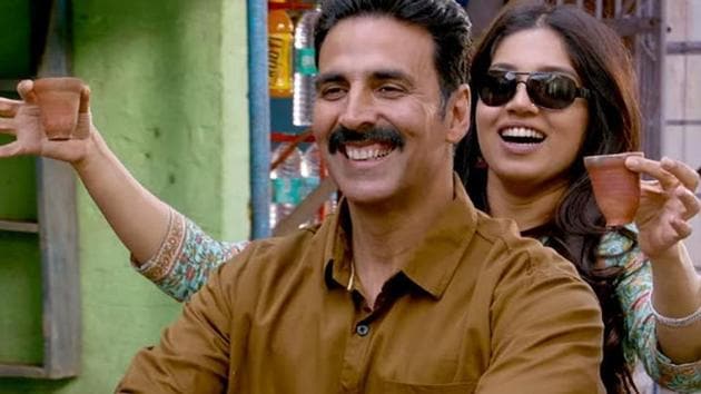 Akshay Kumar and Bhumi Pednekar share a sparkling chemistry in Toilet Ek Prem Katha.