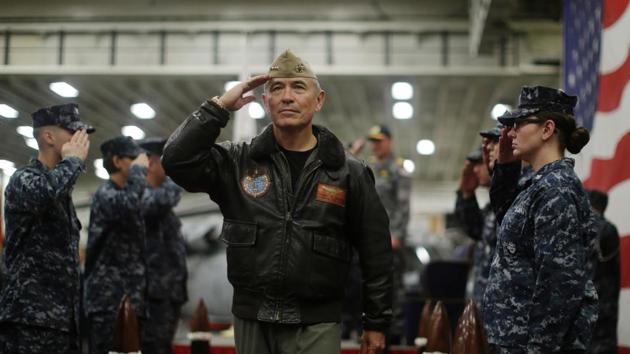 US Navy Admiral Harry Harris, commander of the US Pacific Command, has been personally pushing for a strong India-US defence relationship.(AFP) US Navy Admiral Harry Harris, commander of the US Pacific Command, has been personally pushing for a strong India-US defence relationship.(AFP)