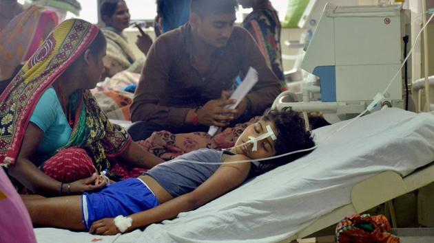 At least 30 children died since Thursday in Gorakhpur’s Baba Raghav Das Medical College due to shortage of oxygen supply.The state government have however denied that the deaths were due to the oxygen shortage.From the tragedy that unfolded in Gorkahpur to the 13th Vice President of India, we take a look at the best pictures of the week across the country. (PTI)