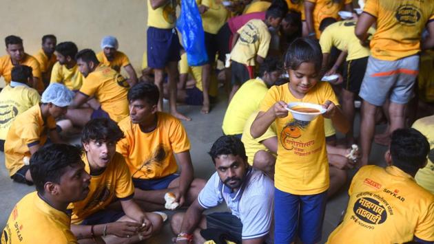 With practice done, it’s now time for a hearty meal. (Pratik Chorge/HT) 