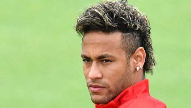 Paris Saint-Germain's Brazilian forward Neymar attends a training session at the Camp des Loges. (AFP) Paris Saint-Germain's Brazilian forward Neymar attends a training session at the Camp des Loges. (AFP)