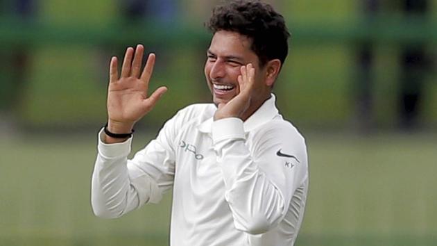 Kuldeep Yadav was the pick of the Indian bowlers with four wickets. (AP)