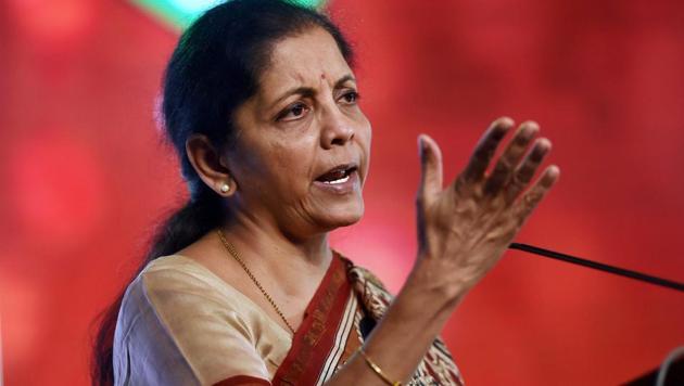 Union commerce minister Nirmala Sitharaman delivers an address during the inauguration of 56th Annual General Meeting of the Federation of Paper Traders' Associations in Chennai. (PTI Photo) Union commerce minister Nirmala Sitharaman delivers an address during the inauguration of 56th Annual General Meeting of the Federation of Paper Traders' Associations in Chennai. (PTI Photo)