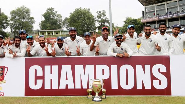 India won the final Test by an innings and 171 runs to win the series 3-0 and complete a historic whitewash of Sri Lanka. (REUTERS) India won the final Test by an innings and 171 runs to win the series 3-0 and complete a historic whitewash of Sri Lanka. (REUTERS)