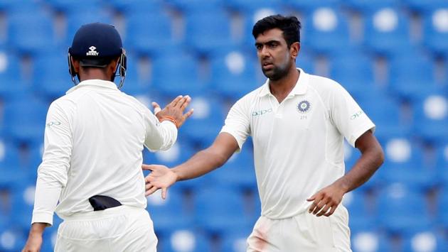 Ravichandran Ashwin took the final wicket of Lahiru Kumara, and India were victorious. (REUTERS) Ravichandran Ashwin took the final wicket of Lahiru Kumara, and India were victorious. (REUTERS)