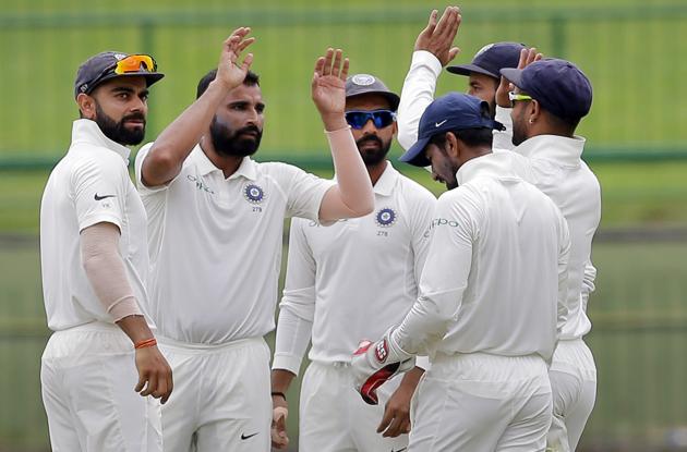 Mohammed Shami and Ravichandran Ashwin continued to take wickets as India regained control of the game. (AP) Mohammed Shami and Ravichandran Ashwin continued to take wickets as India regained control of the game. (AP)