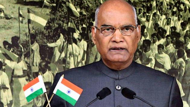 President Ram Nath Kovind addresses the nation on the eve of 71st Independence Day, in New Delhi.(PTI Photo)