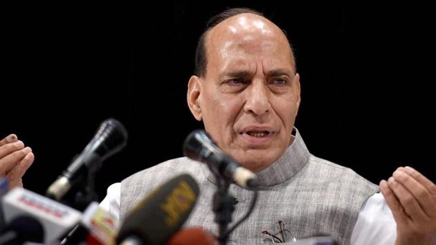 Union home minister Rajnath Singh.(PTI File Photo)