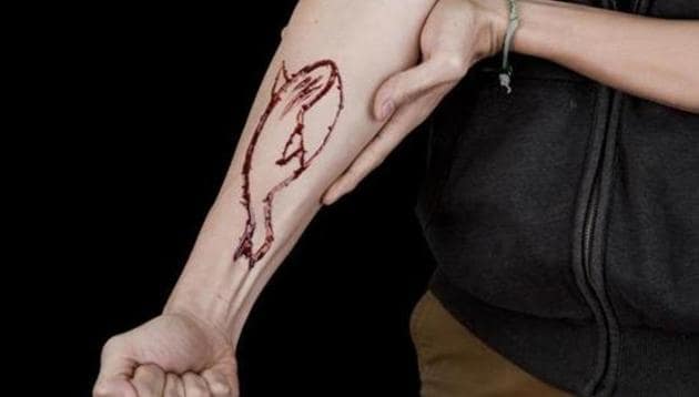 A participant is assigned daily tasks for 50 days. It includes inflicting self-injury, watching horror movies, waking up at odd hours to wrap the task and even carving a whale shape on the arms. (Representative image)
