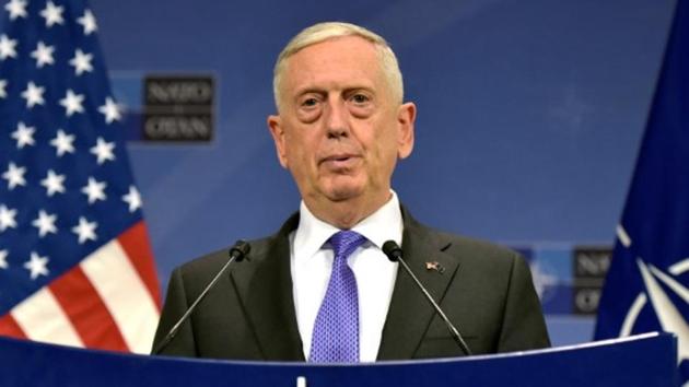 US Secretary of Defence Jim Mattis gives a news conference after a NATO defence ministers meeting at the Alliance headquarters in Brussels, Belgium June 29, 2017. (Reuters File Photo) US Secretary of Defence Jim Mattis gives a news conference after a NATO defence ministers meeting at the Alliance headquarters in Brussels, Belgium June 29, 2017. (Reuters File Photo)