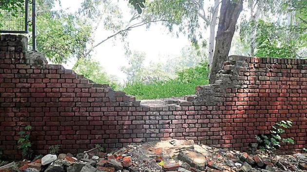 The victim was raped in the Children Traffic Park, adjoining the school, and never reached the institute. (Karun Sharma/HT) The victim was raped in the Children Traffic Park, adjoining the school, and never reached the institute. (Karun Sharma/HT)