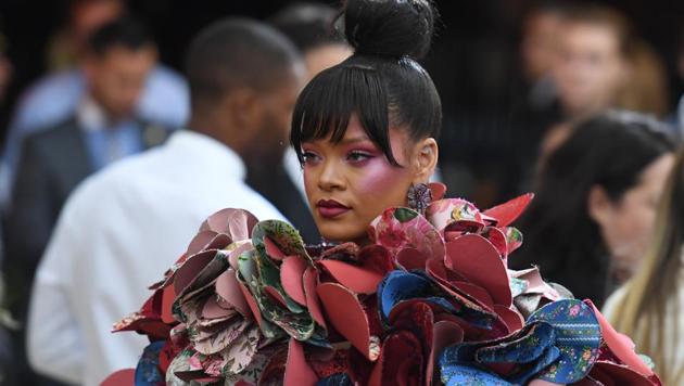 At May’s Met Gala, singer Rihanna gave a twist to the pink eye shadow for one of the most important red carpet dates in the fashion calendar. (AFP) At May’s Met Gala, singer Rihanna gave a twist to the pink eye shadow for one of the most important red carpet dates in the fashion calendar. (AFP)
