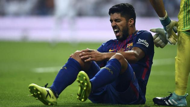 Barcelona looked out of sorts for most of the game, failing to keep up with Real’s intensity. (AFP)