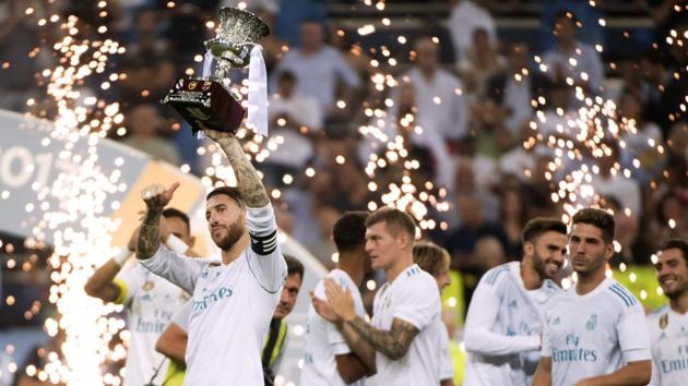 This was also Real Madrid’s second trophy of the season, having defeated Manchester United in the UEFA Super Cup. (AFP)