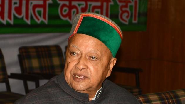 Himachal Pradesh chief minister Virbhadra Singh. (HT File Photo) Himachal Pradesh chief minister Virbhadra Singh. (HT File Photo)